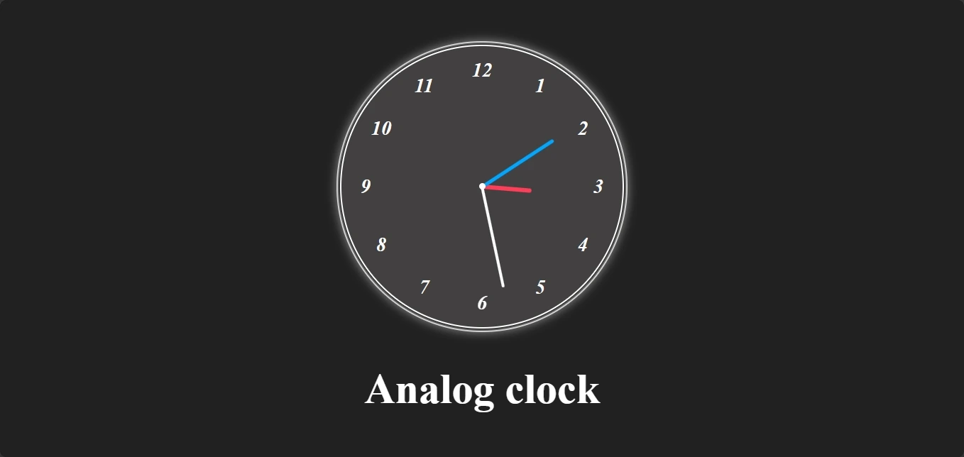 Analog Clock Project